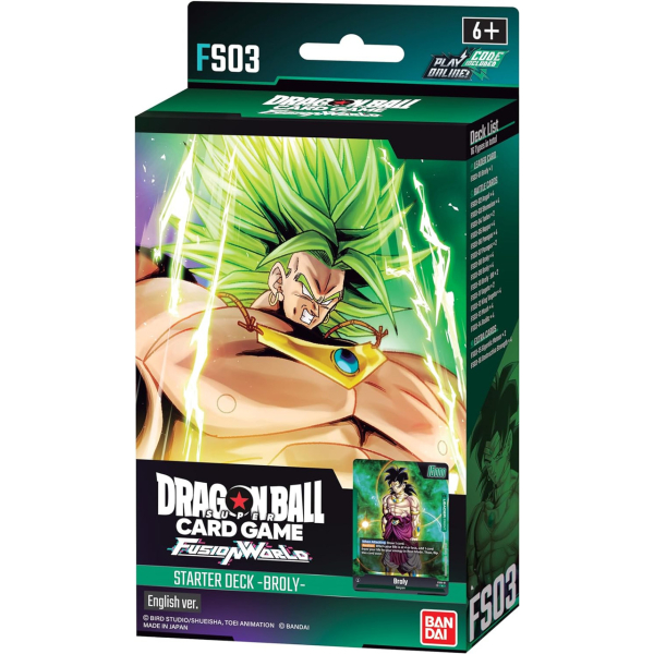 Dragon Ball Fusion World FS03 Starter Deck Broly- EN