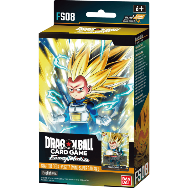 Dragon Ball Fusion World FS08 Starter Deck Vegeta Mini Super Saiyan 3 - EN