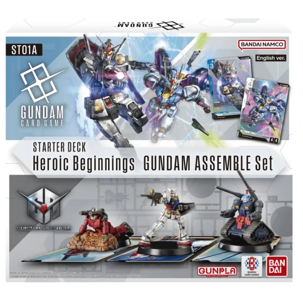 GUNDAM CARD GAME – ST01A Assemble Starter Deck Heroic Beginnings – EN