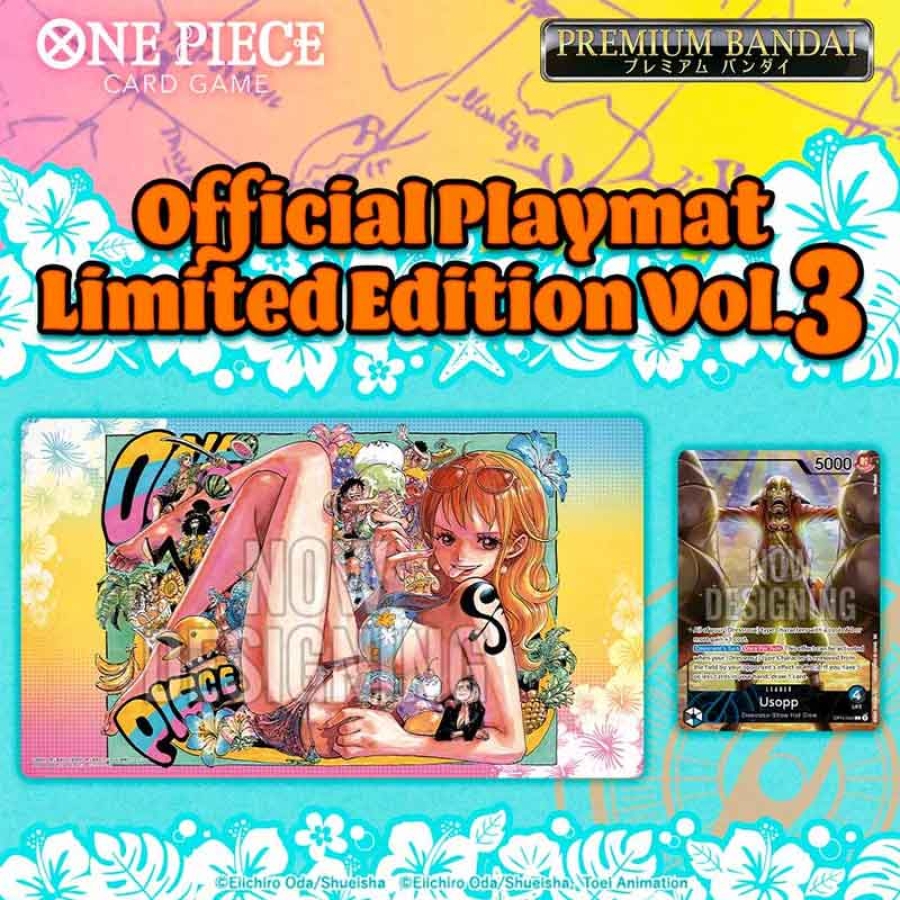 ONE PIECE CARD GAME Official Playmat Limited Edition Vol 3 Nami EN 