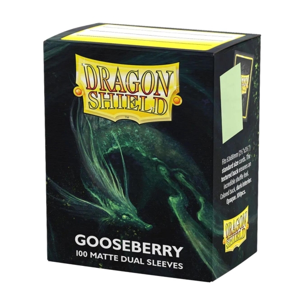 Dragon Shield Sleeves - Standard size - Matte Dual - Gooseberry (100 Sleeves)
