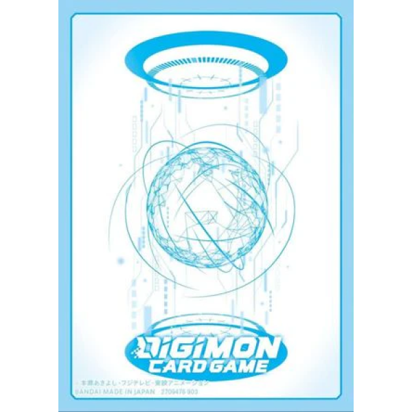 Digimon Card Game Sleeves White Blue 60ct