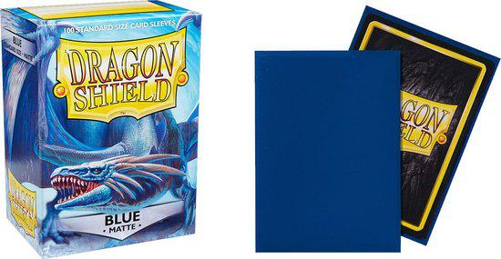 Dragon Shield Standard Sleeves - Matte Blue (100 Sleeves) Dragon Shield Standard Sleeves - Matte Blue (100 Sleeves) - Image 2