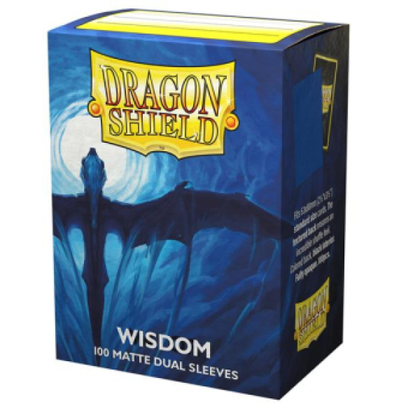 Dragon Shield Standard size Matte Dual Sleeves - Wisdom (100 Sleeves)