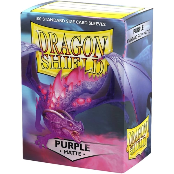 Dragon Shield Standard Sleeves - Matte Purple (100 Sleeves)