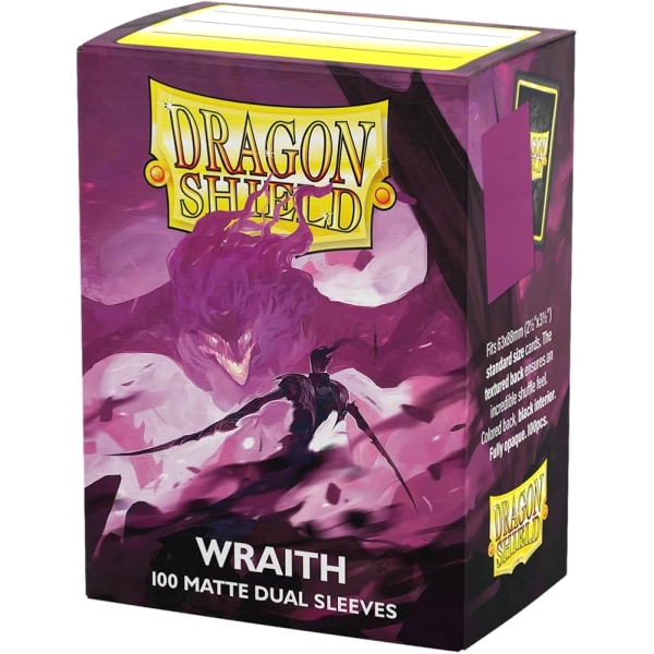 Dragon Shield Dual Matte Sleeves - Wraith 'Alaric, Chaos Wraith' (100 Sleeves)