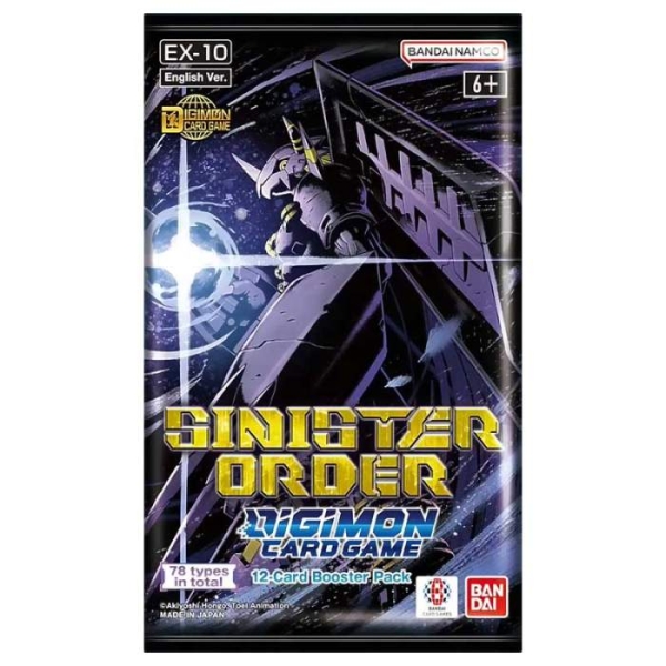 Digimon EX-10 Sinister Order Booster Pack - EN Digimon EX-10 Sinister Order Booster Pack - EN