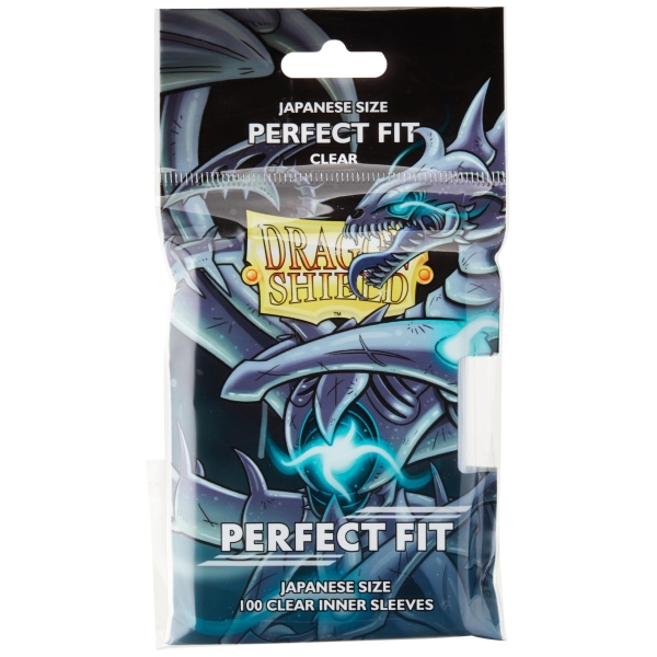Dragon Shield Japanese Size Perfect Fit Inner Sleeves - Clear Qyonshi (100 Sleeves)