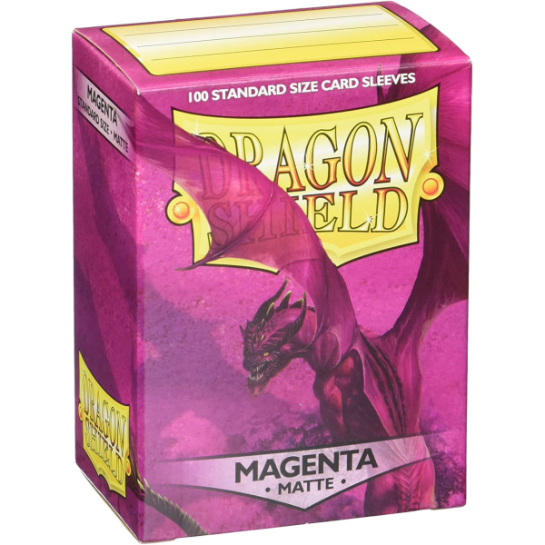 Dragon Shield Standard Sleeves - Matte Magenta (100 Sleeves)