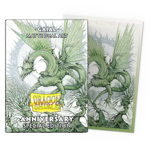 Dragon Shield Sleeves Dual Matte Archive Reprint - Gaial (100 Sleeves) Dragon Shield Sleeves Dual Matte Archive Reprint - Gaial (100 Sleeves) - Image 2