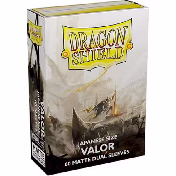 Dragon Shield Japanese size Matte Dual Sleeves - Valor (60 Sleeves)