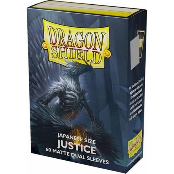 Dragon Shield Sleeves - Japanese size - Matte Dual - Justice (60 Sleeves)