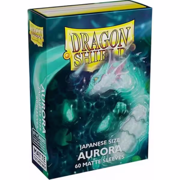 Dragon Shield Sleeves - Matte Japanese size - Aurora (60 Sleeves)