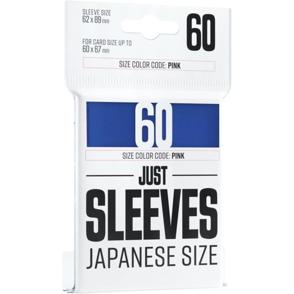 Just Sleeves - Japanese Size Blue (60 Sleeves)