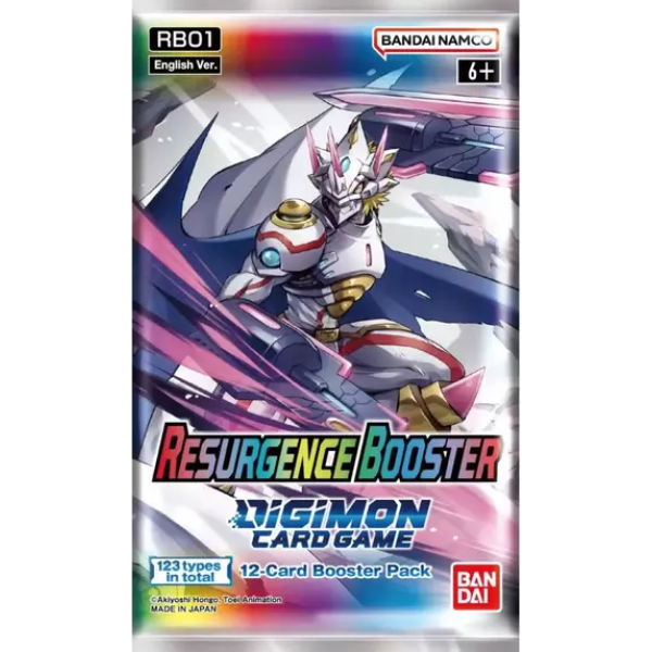 Digimon RB-01 Resurgence Booster Pack - EN Digimon RB-01 Resurgence Booster Pack - EN