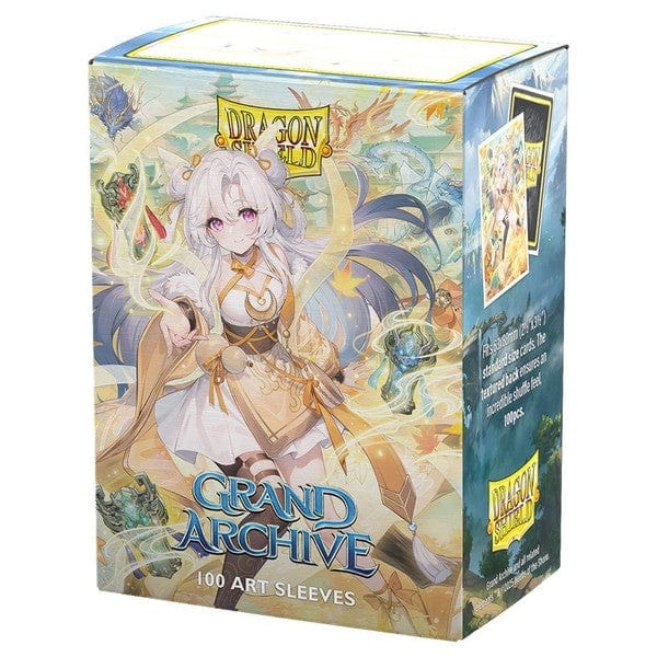 Dragon Shield Grand Archive Matte Art Sleeves Guo Jia, Heaven’s Favored (100 Sleeves)