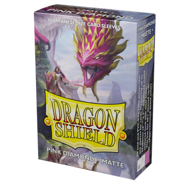 Dragon Shield Japanese Matte Sleeves - Pink Diamond Cornelia (60 Sleeves)