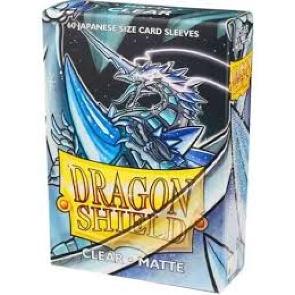 Dragon Shield Small Sleeves - Japanese Matte Clear (60 Sleeves)