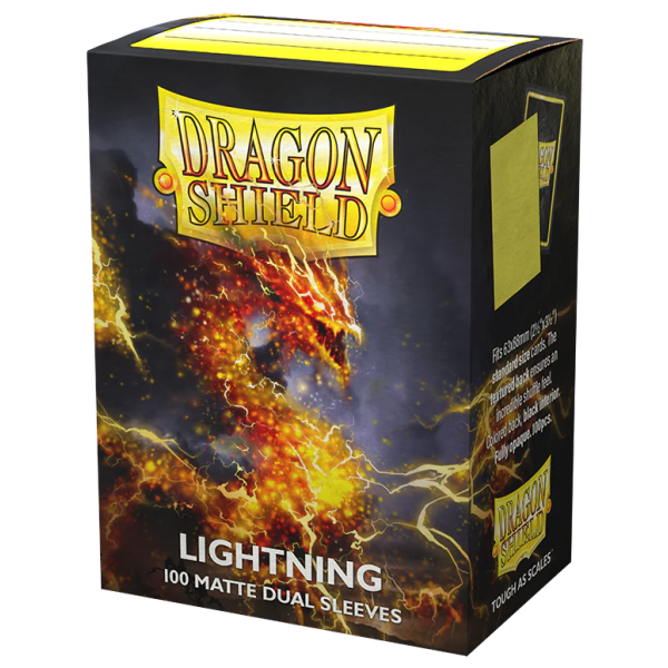 Dragon Shield Dual Matte Sleeves - Lightning 'Ailia' (100 Sleeves)