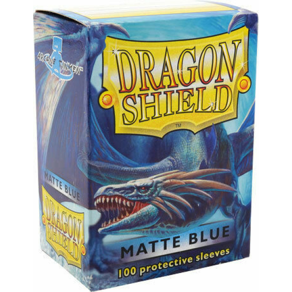 Dragon Shield Standard Sleeves - Matte Blue (100 Sleeves)