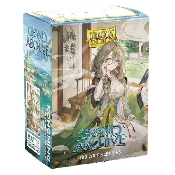 Dragon Shield Grand Archive Matte Art Sleeves Kongming, Wayward Maven (100 Sleeves)
