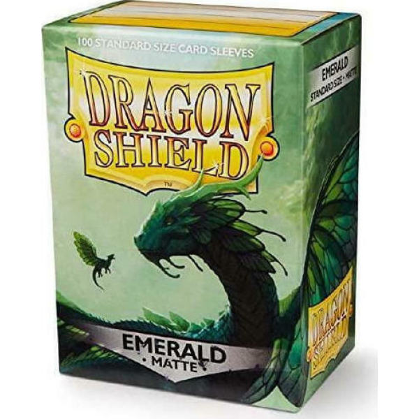 Dragon Shield Matte Sleeves - Emerald (100 Sleeves)