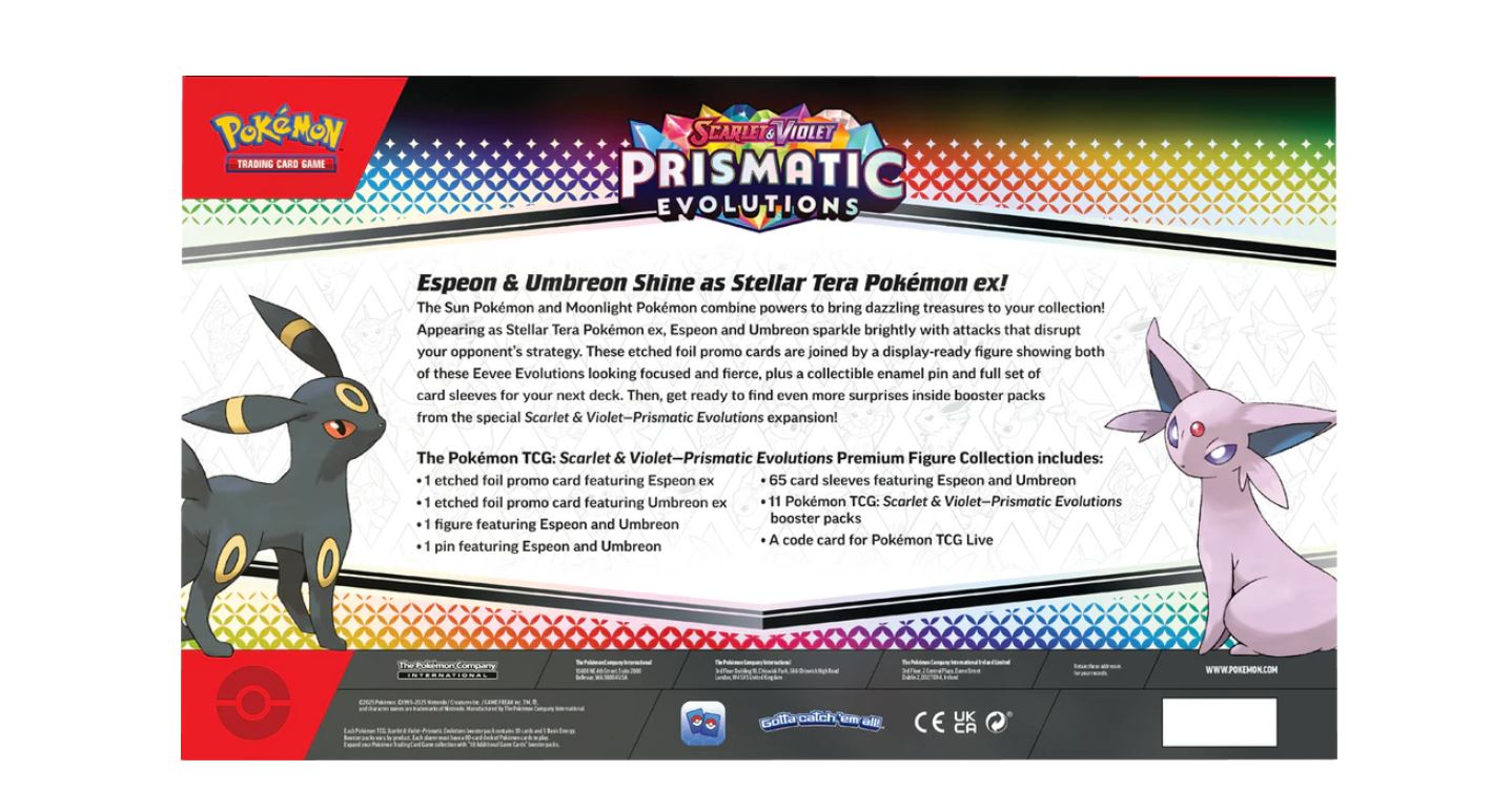 Pokemon Prismatic Evolutions Premium Figure Collection – EN Pokemon Prismatic Evolutions Premium Figure Collection – EN - Image 2