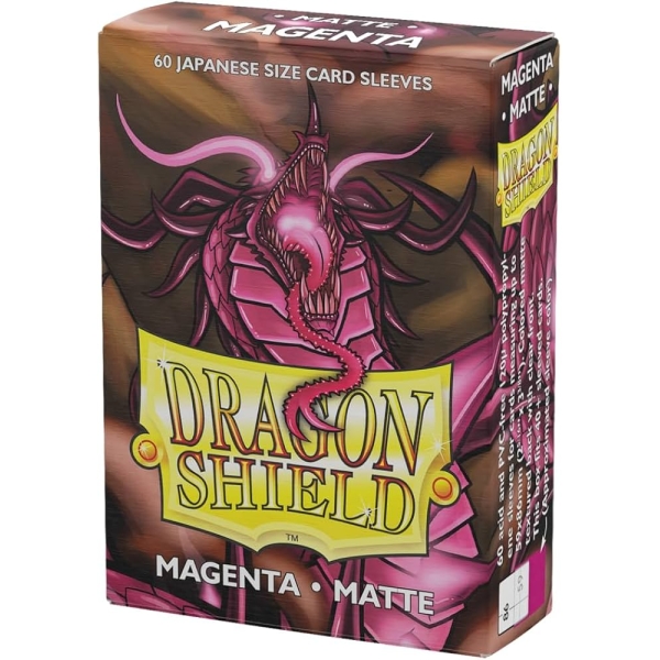 Dragon Shield Japanese Matte Sleeves - Magenta (60 Sleeves)