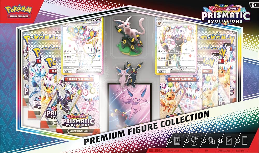 Pokemon Prismatic Evolutions Premium Figure Collection – EN Pokemon Prismatic Evolutions Premium Figure Collection – EN