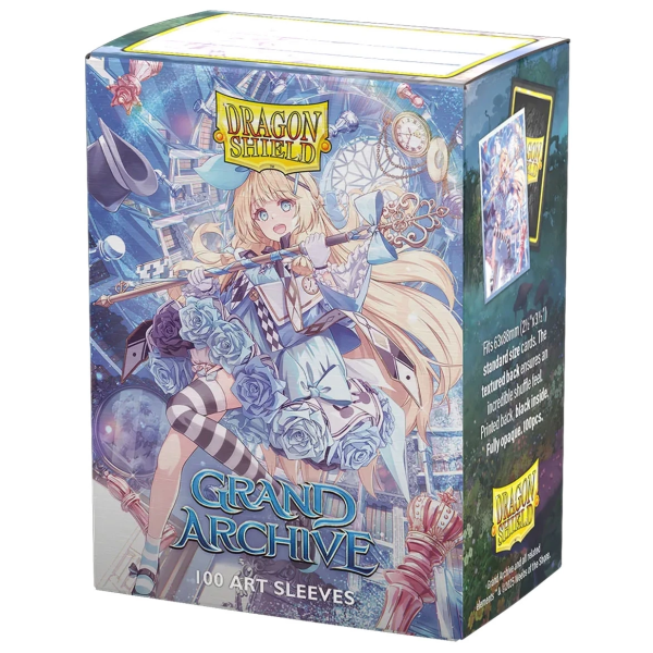 Dragon Shield Standard size License Sleeves - Alice, Golden Queen (100 Sleeves)
