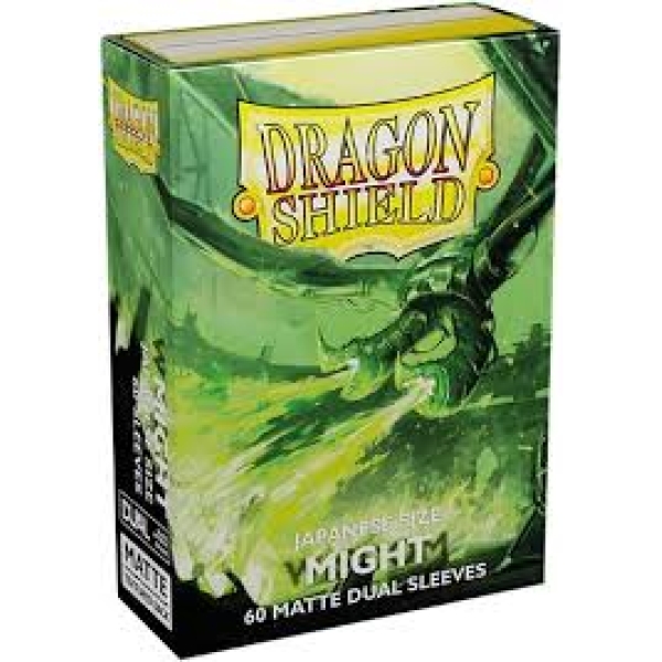 Dragon Shield Japanese size Matte Dual Sleeves - Might (60 Sleeves)