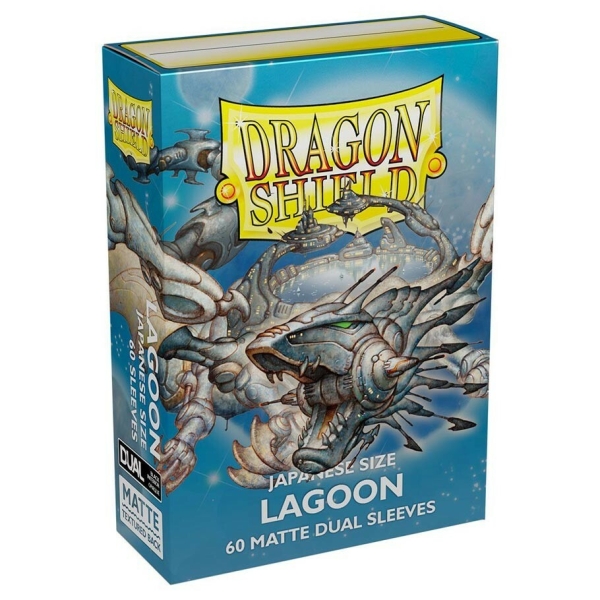 Dragon Shield Japanese size Dual Matte Sleeves - Lagoon 'Saras' (60 Sleeves)