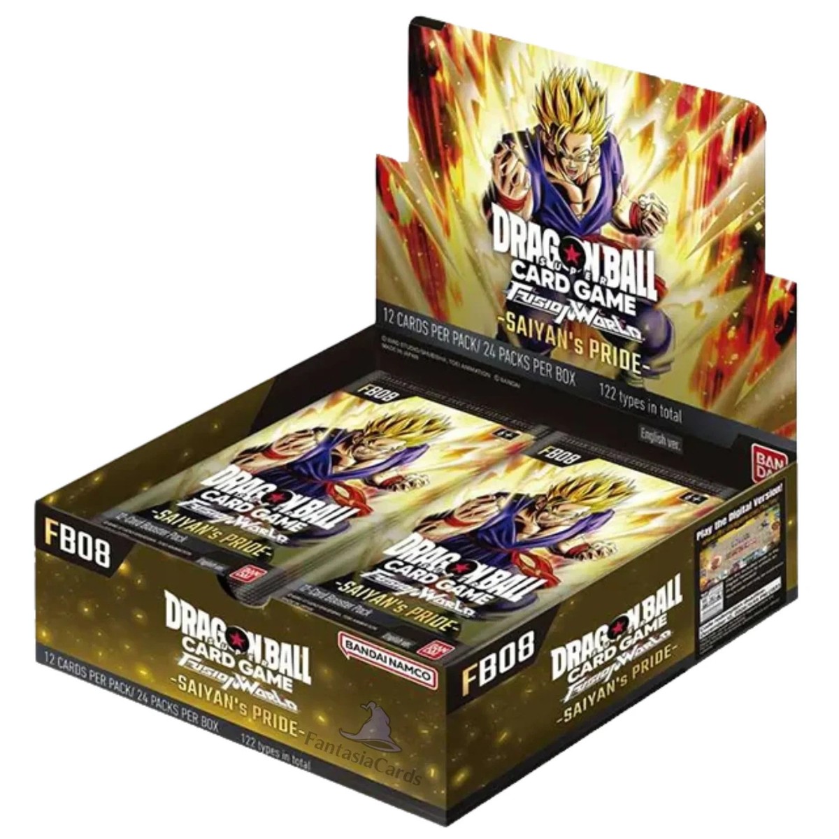 Dragon Ball Fusion World FB08 Saiyan’s Pride Booster Box (24 Boosters) – EN Dragon Ball Fusion World FB08 Saiyan’s Pride Booster Box (24 Boosters) – EN