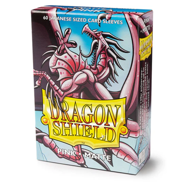 Dragon Shield Small Sleeves - Japanese Matte Pink (60 Sleeves)