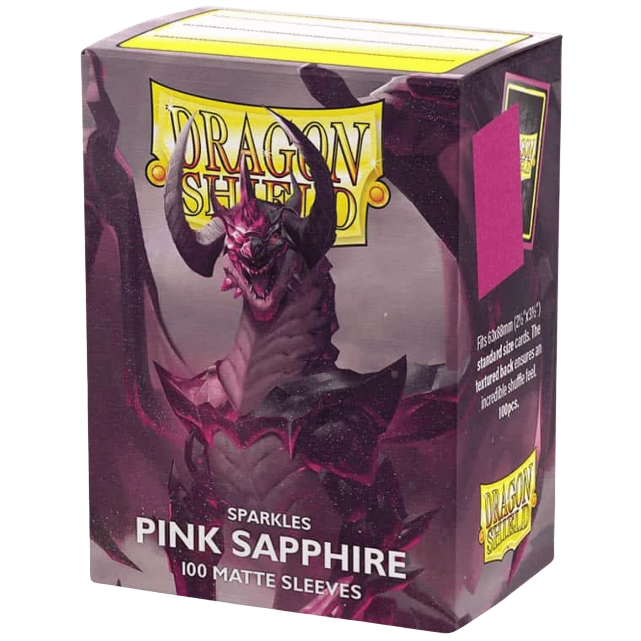 Dragon Shield Sleeves - Matte Standard size - Pink Sapphire (100 Sleeves) Dragon Shield Sleeves - Matte Standard size - Pink Sapphire (100 Sleeves)