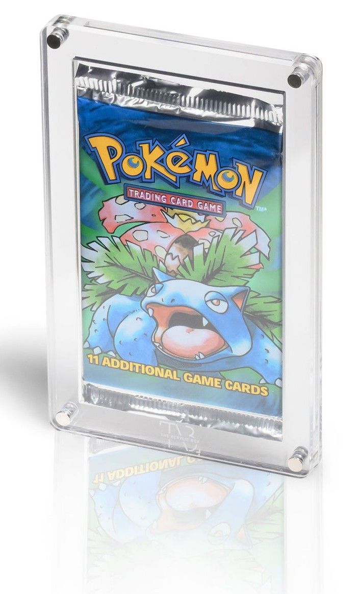 Pokemon Booster Pack Premium 6MM Acrylic Case Pokemon Booster Pack Premium 6MM Acrylic Case - Image 2