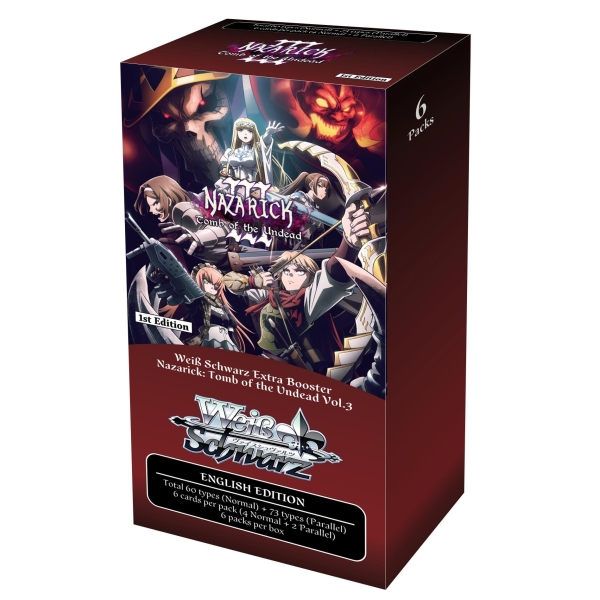 Weiss Schwarz - Nazarick: Tomb of the Undead Vol.3 Extra Booster Display (6 Packs) - EN