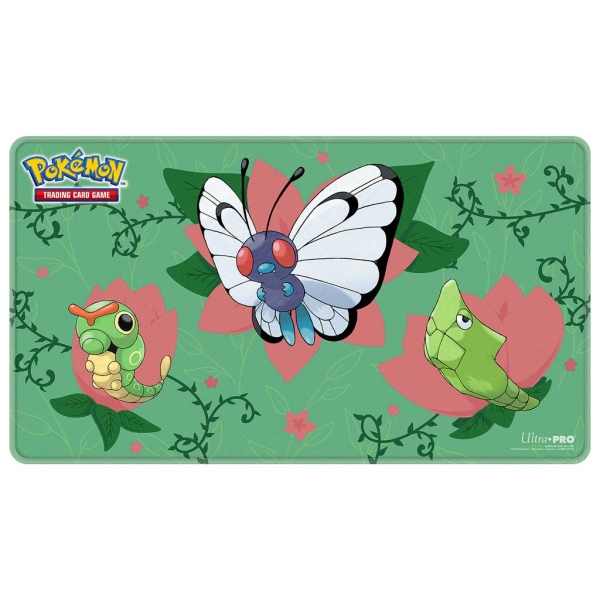 UP - Caterpie Evolutions Stitched Playmat for Pokemon
