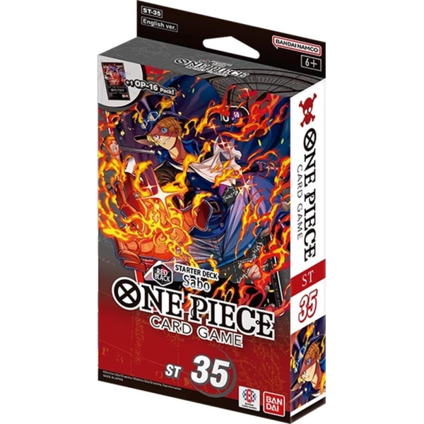 One Piece Card Game ST-35 Starter Deck - EN (RED/BLACK Sabo)