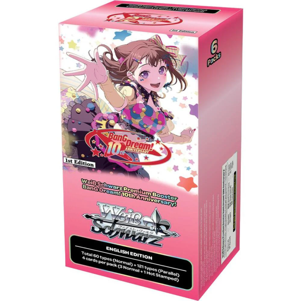 Weiss Schwarz BanG Dream! 10th Anniversary! Premium Booster Display (6 Packs) - EN