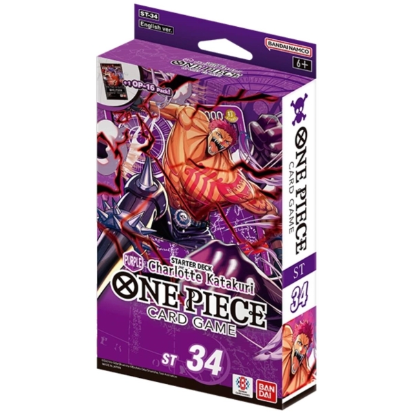 One Piece Card Game ST-34 Starter Deck - EN (PURPLE Charlotte Katakuri)