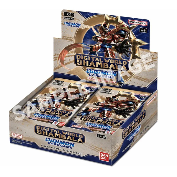 Digimon Card Game EX-12 Digital World Shambala Booster Box (24 Boosters) – EN
