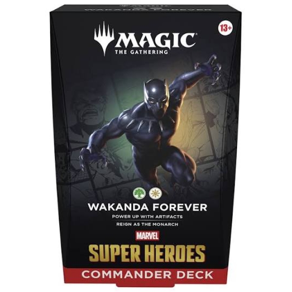 MTG Marvel Super Heroes - Commander Deck Display - EN (Wakanda Forever)