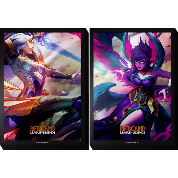  Riftbound: League of Legends TCG - Vendetta Art Sleeves: Kayle Vs Morgana