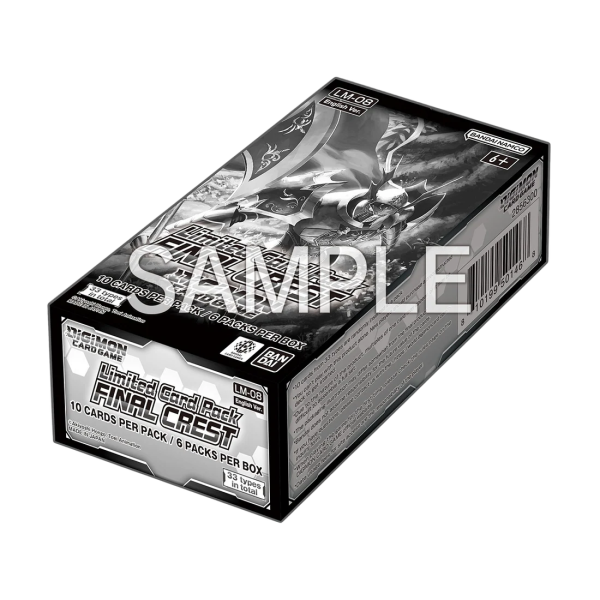 Digimon Card Game Limited Card Pack Display FINAL CREST LM-08 (6 pcs) - EN