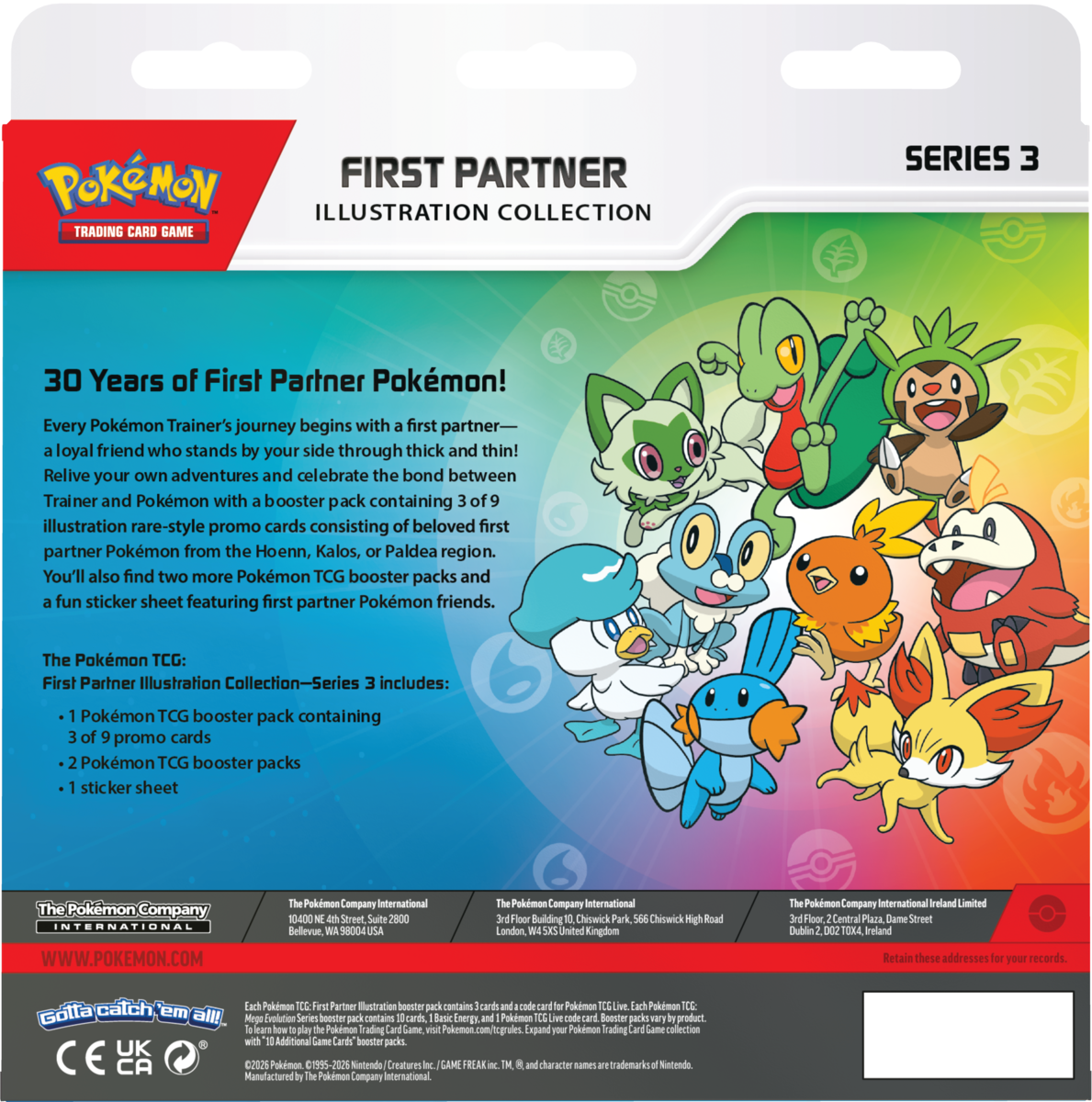 Pokemon First Partner Illustration Collection Series 3 - EN Pokemon First Partner Illustration Collection Series 3 - EN - Image 2