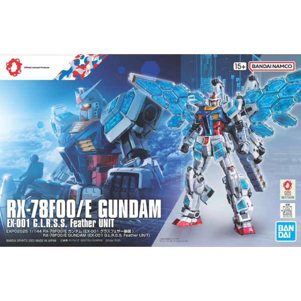 Gundam - 1/144 RX-78F00/E Gundam (EX-001 G.L.R.S.S. Feather Unit)