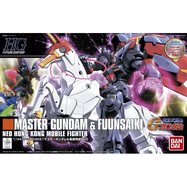 HGFC 1/144 Master Gundam & Fuunsaiki