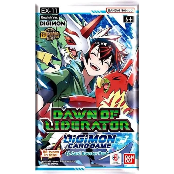Digimon EX-11 Dawn of Liberator Booster Pack - EN Digimon EX-11 Dawn of Liberator Booster Pack - EN