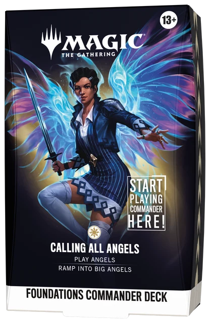 MTG - Foundations Starter Commander Deck (Calling all Angels) - EN MTG - Foundations Starter Commander Deck (Calling all Angels) - EN